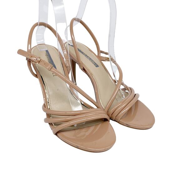 Kenneth Cole Women's Baxley Strappy High Heel Sandals Tan Size 6.5M - Picture 1 of 15